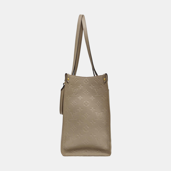 ONTHEGO MM Monogram Calfskin Grey