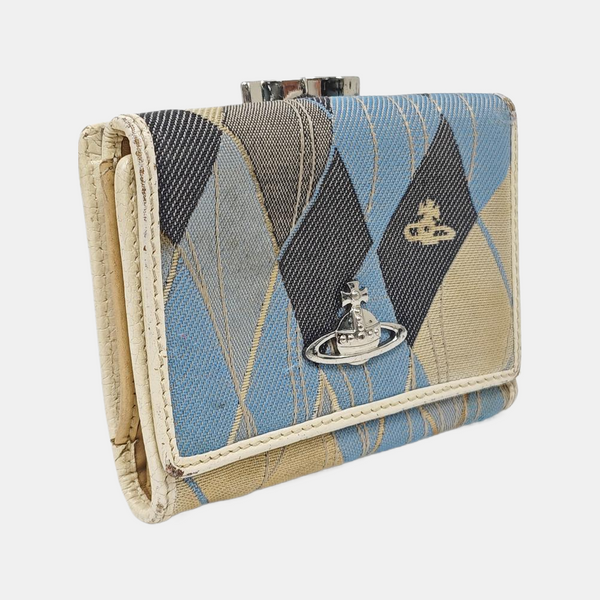 Fabric Wallet Blue