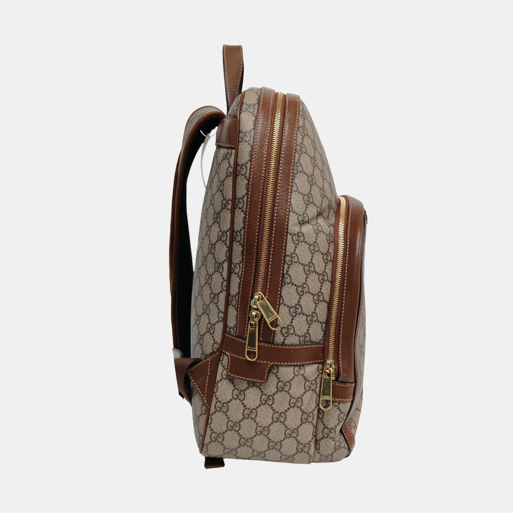 Monogram Coated Canvas Medium Brown