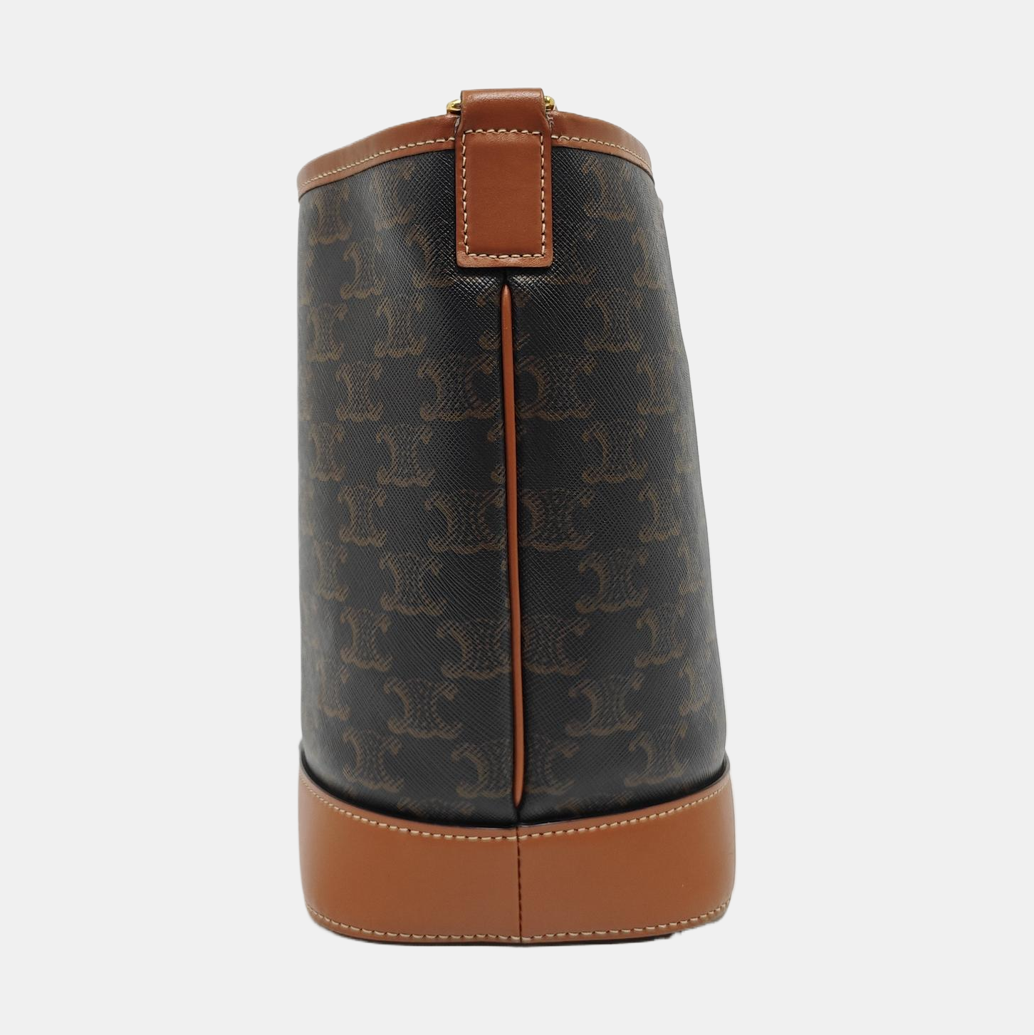 TRIOMPHE CANVAS Small Coated Canvas Brown