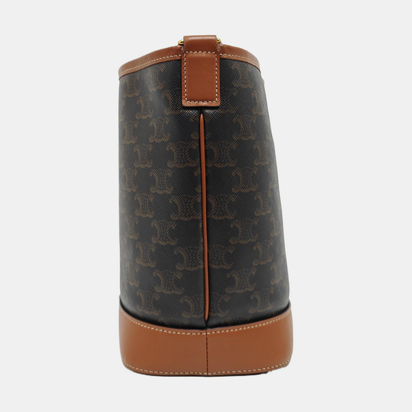 TRIOMPHE CANVAS Small Coated Canvas Brown