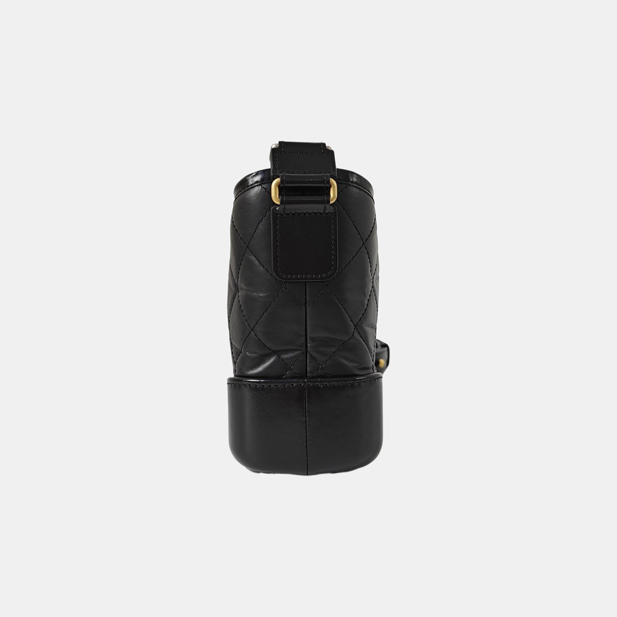 GABRIELLE Small Quilted Calfskin Black