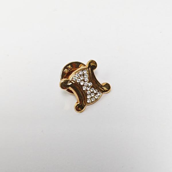 Metal Gold Brooch