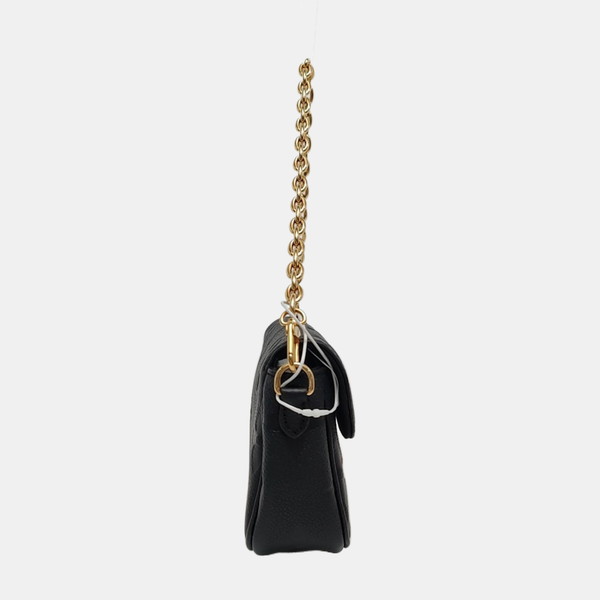 IVY Monogram Calfskin Black