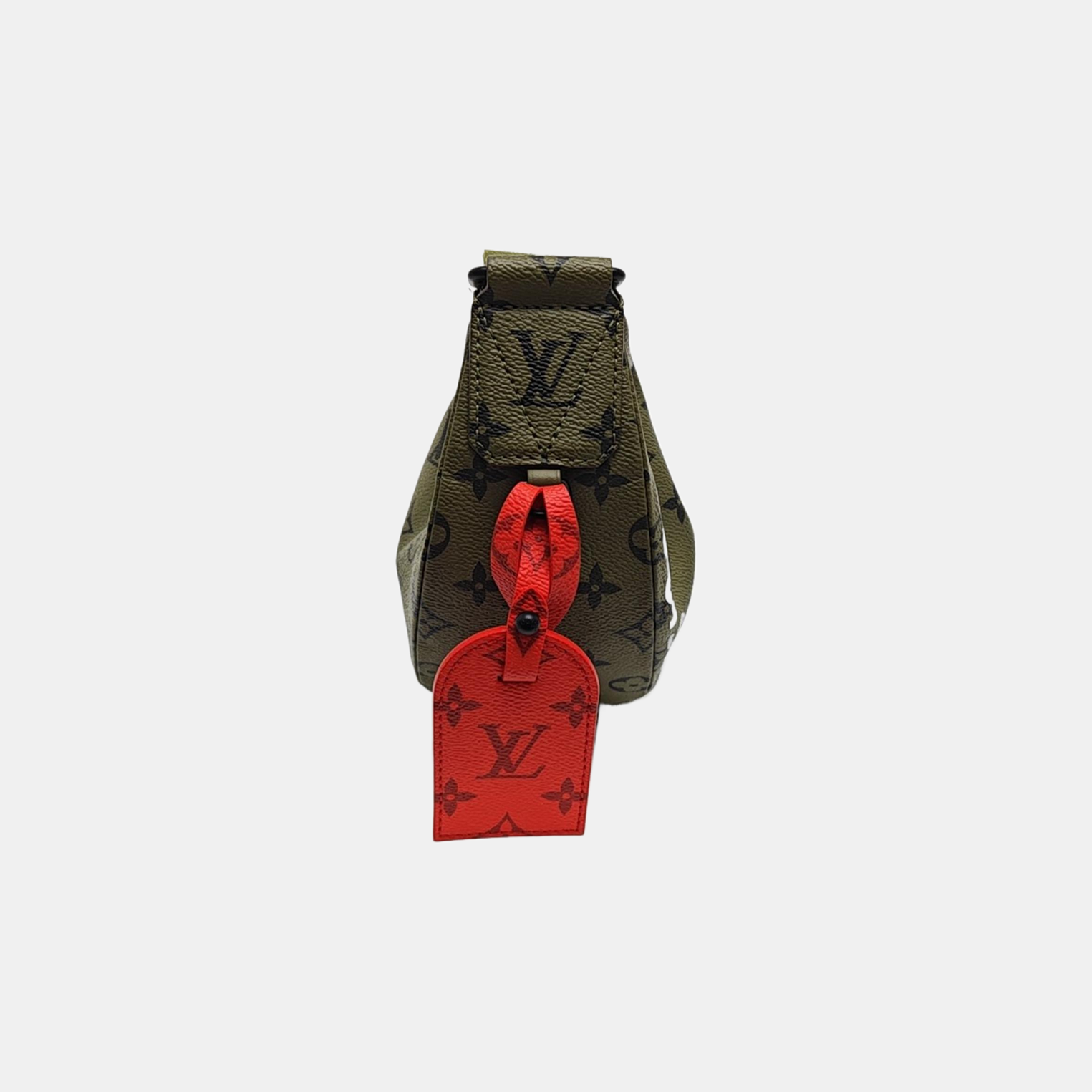 Monogram Coated Canvas Shoulder Bag Green