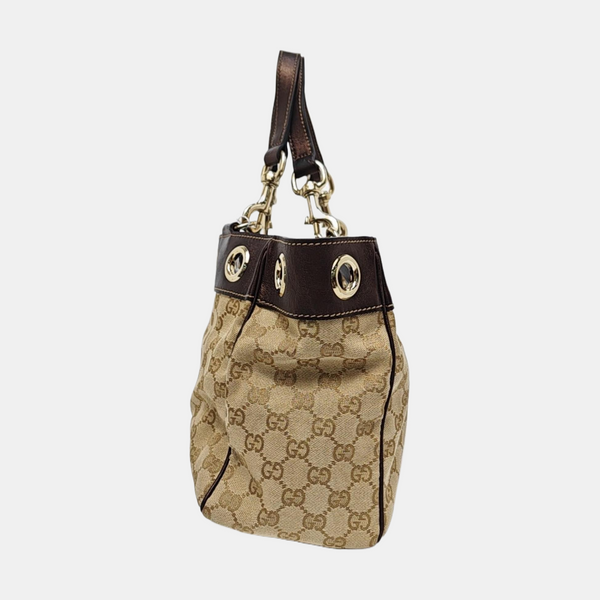 Positano Monogram Canvas Brown