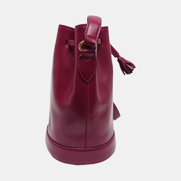 Calfskin Bucket Bag Red