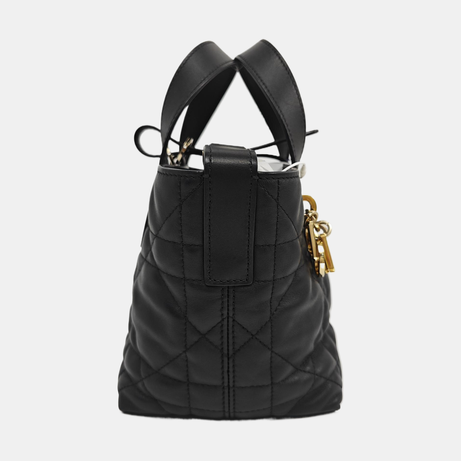 Toujours Nano Cannage Calfskin Black