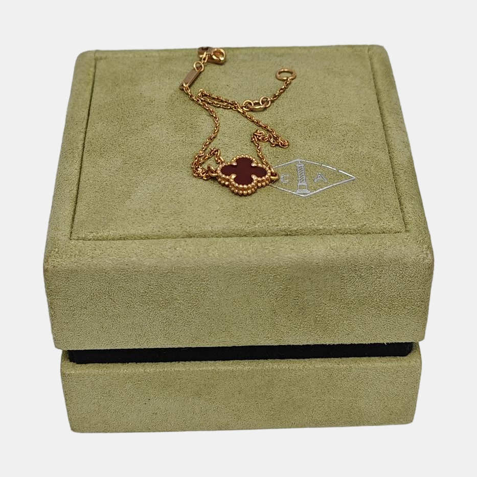 Sweet Alhambra 18k Rose Gold Bracelet