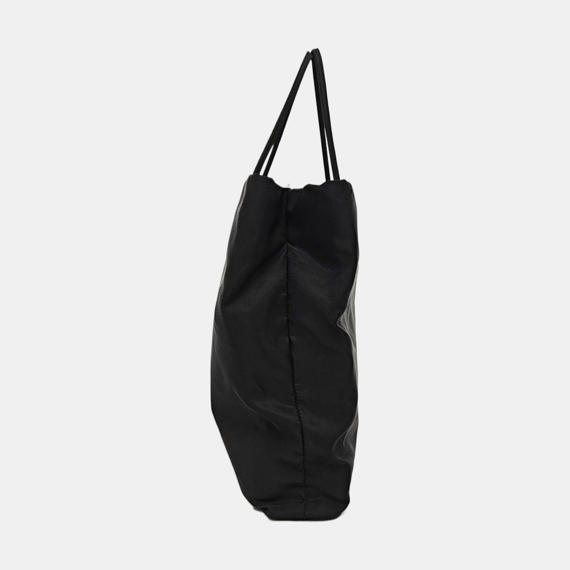 Nylon Tote Bag Black