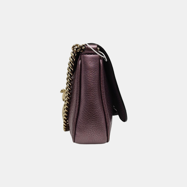 Soho Medium Quilted Calfskin Purple