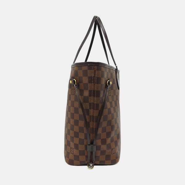 NEVERFULL MM Damier Ebene Coated Canvas Brown