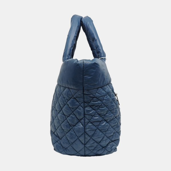 COCO COCOON Quilted Nylon Blue