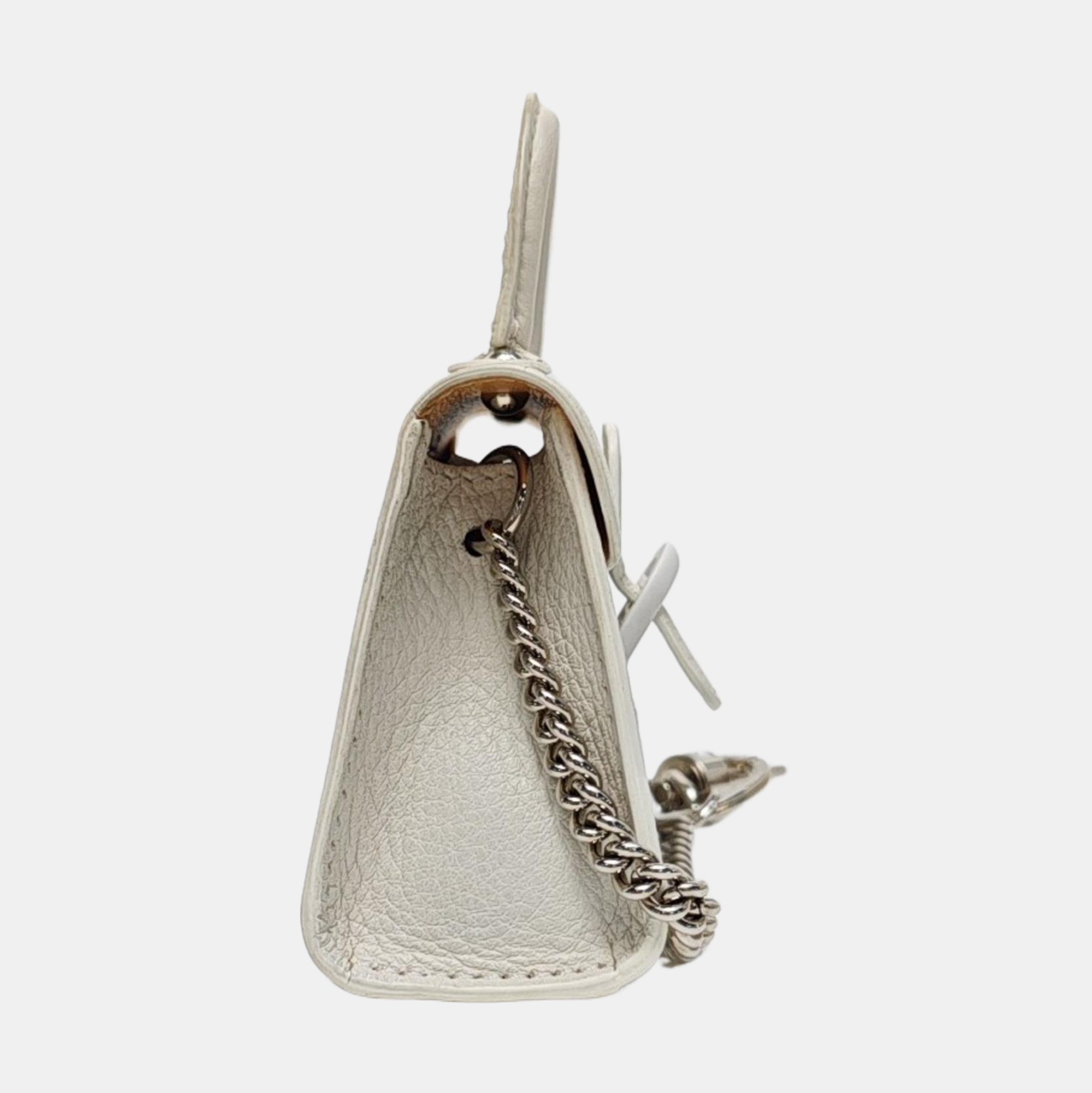 Brillant Leather White Coin Purse