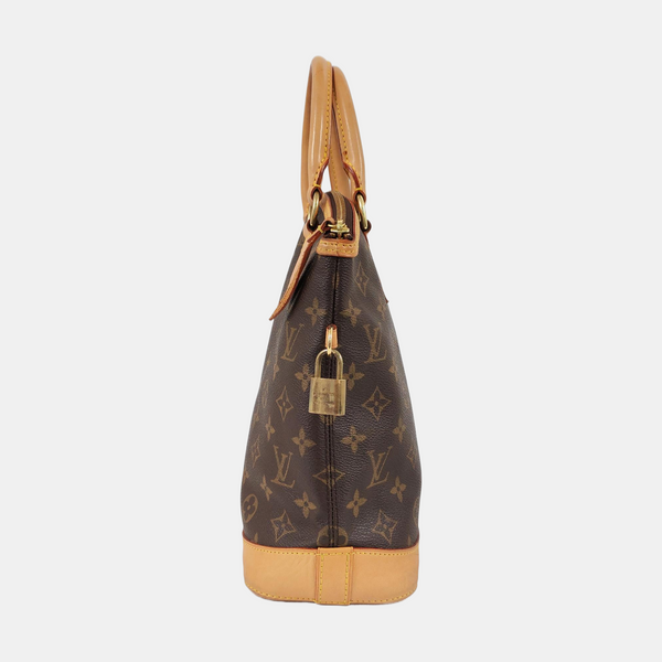 LOCKIT PM Monogram Coated Canvas Brown