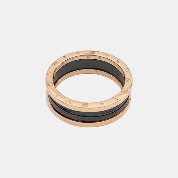 B.ZERO1 18k Rose Gold Ring EU 70