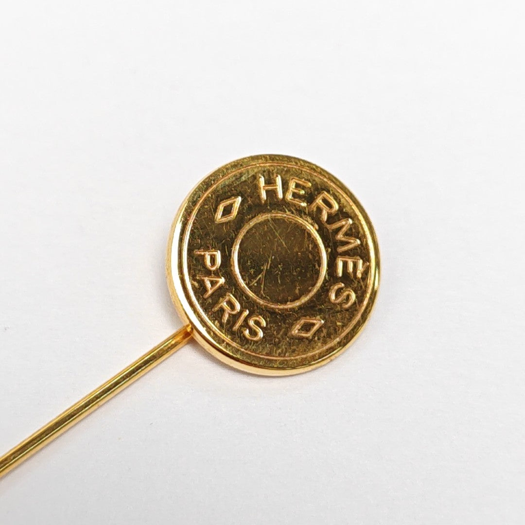 Metal Gold Brooch