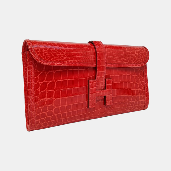Jige 29 Shiny Porosus Crocodile Red