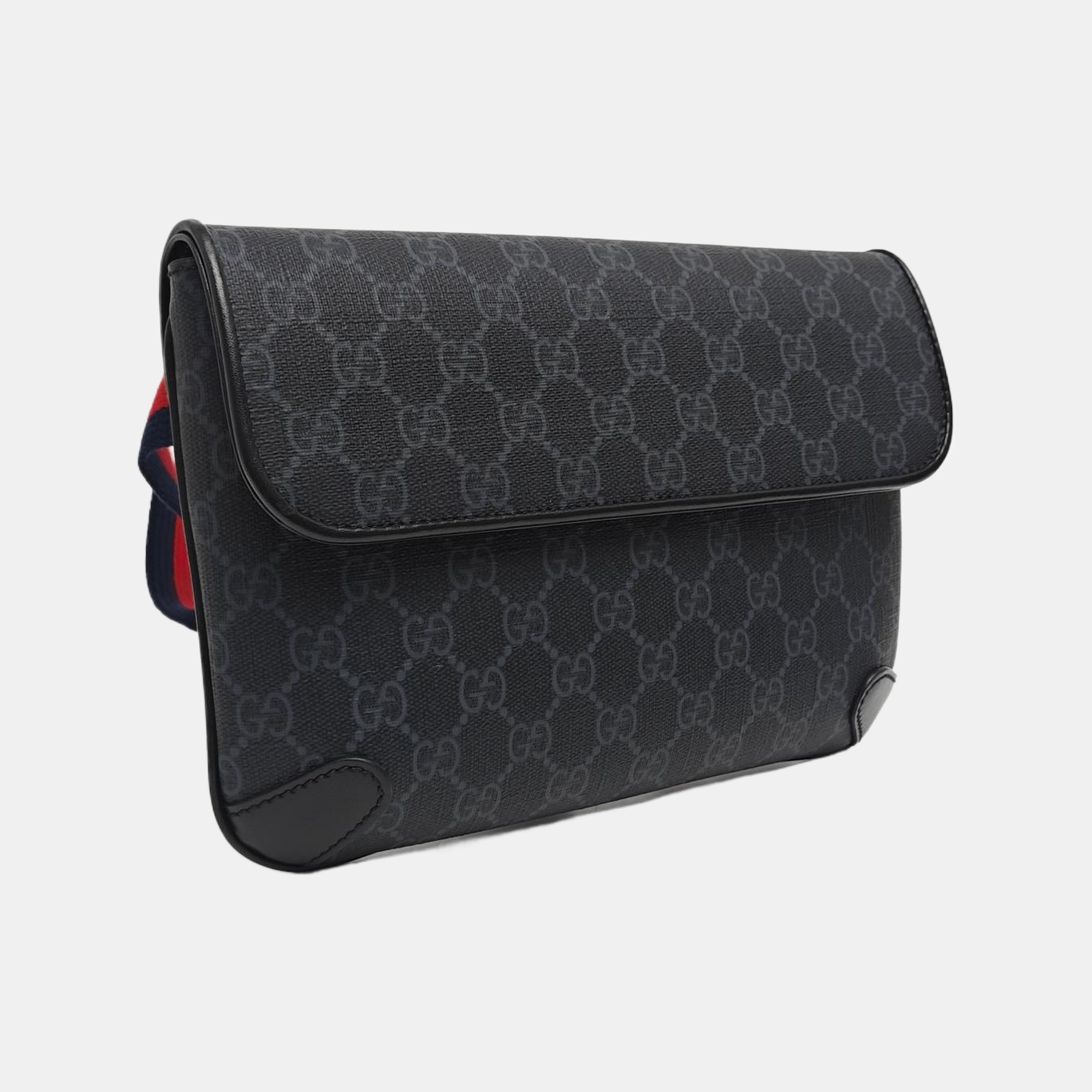 Neo Vintage Monogram Coated Canvas Black