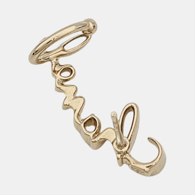 Metal Gold Stud Earrings