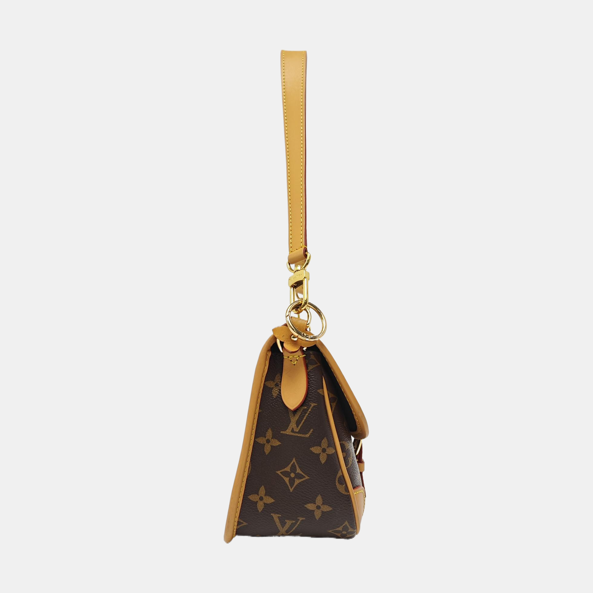 DIANE Monogram Coated Canvas Brown