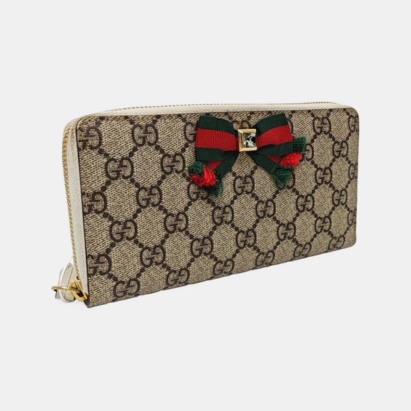 Monogram Coated Canvas Wallet Brown