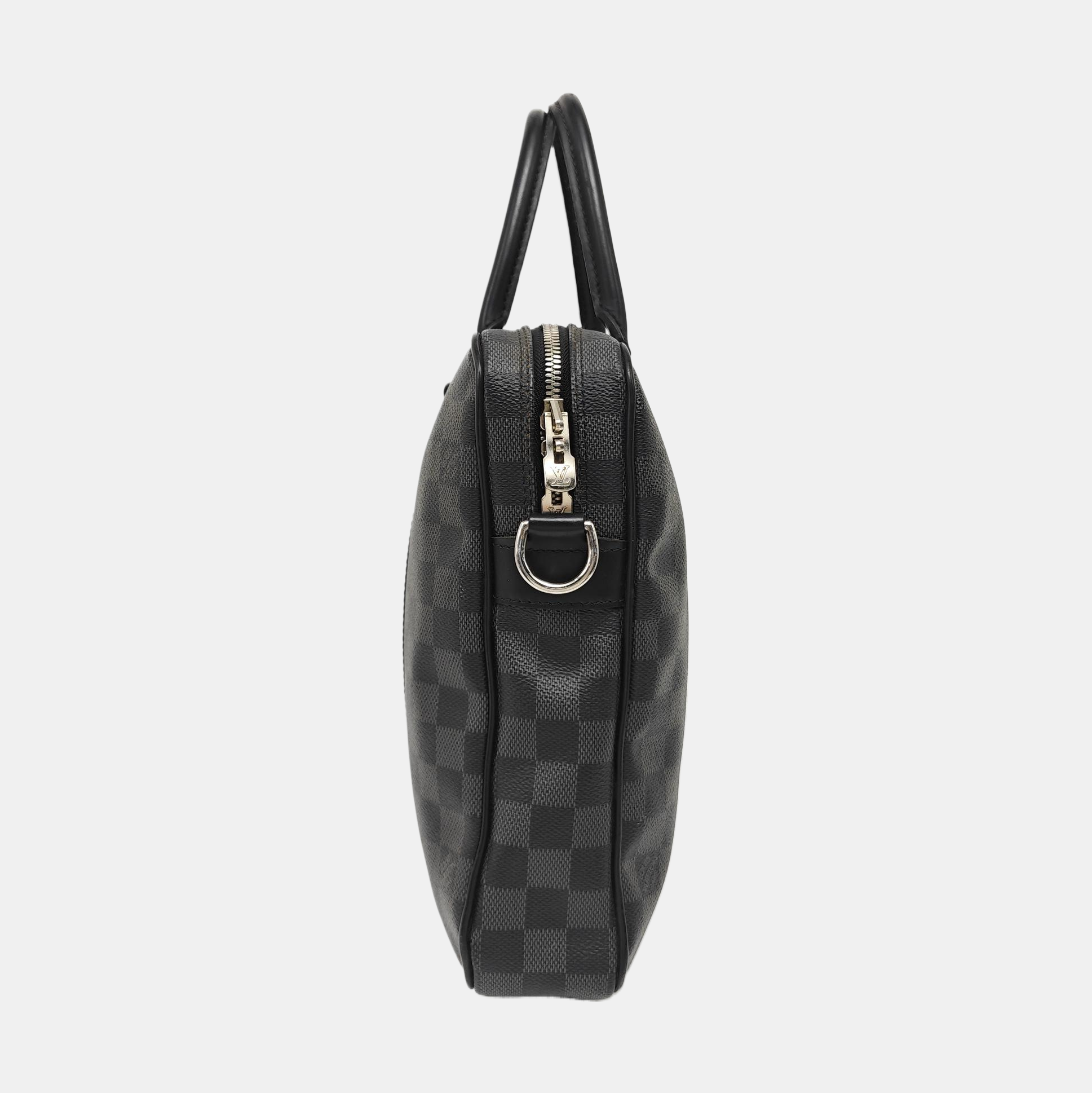 PORTE-DOCUMENTS PM Damier Graphite Coated Canvas Black