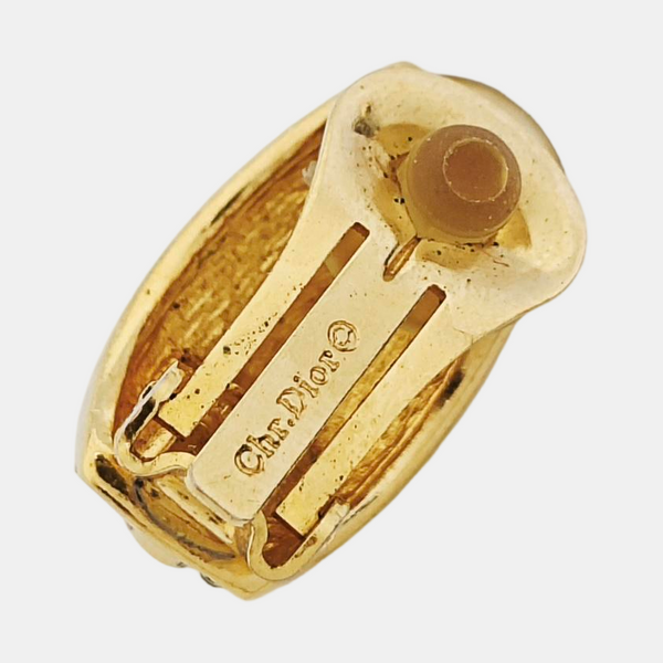 Metal Gold Clip On Earrings