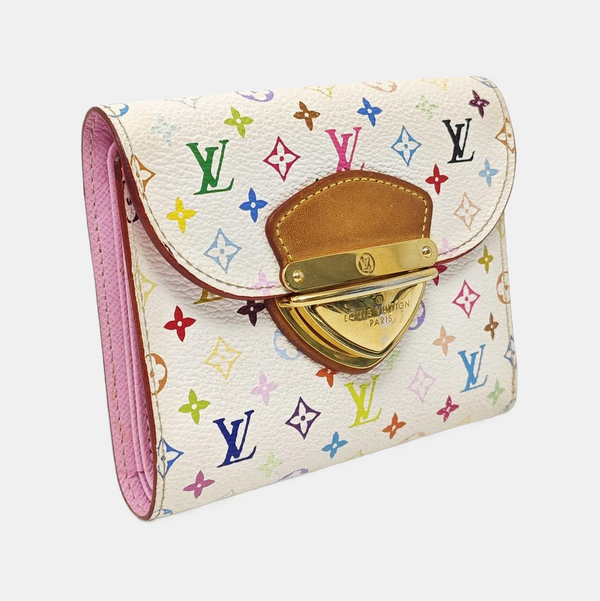 LV × TM KOALA Monogram Coated Canvas White Wallet