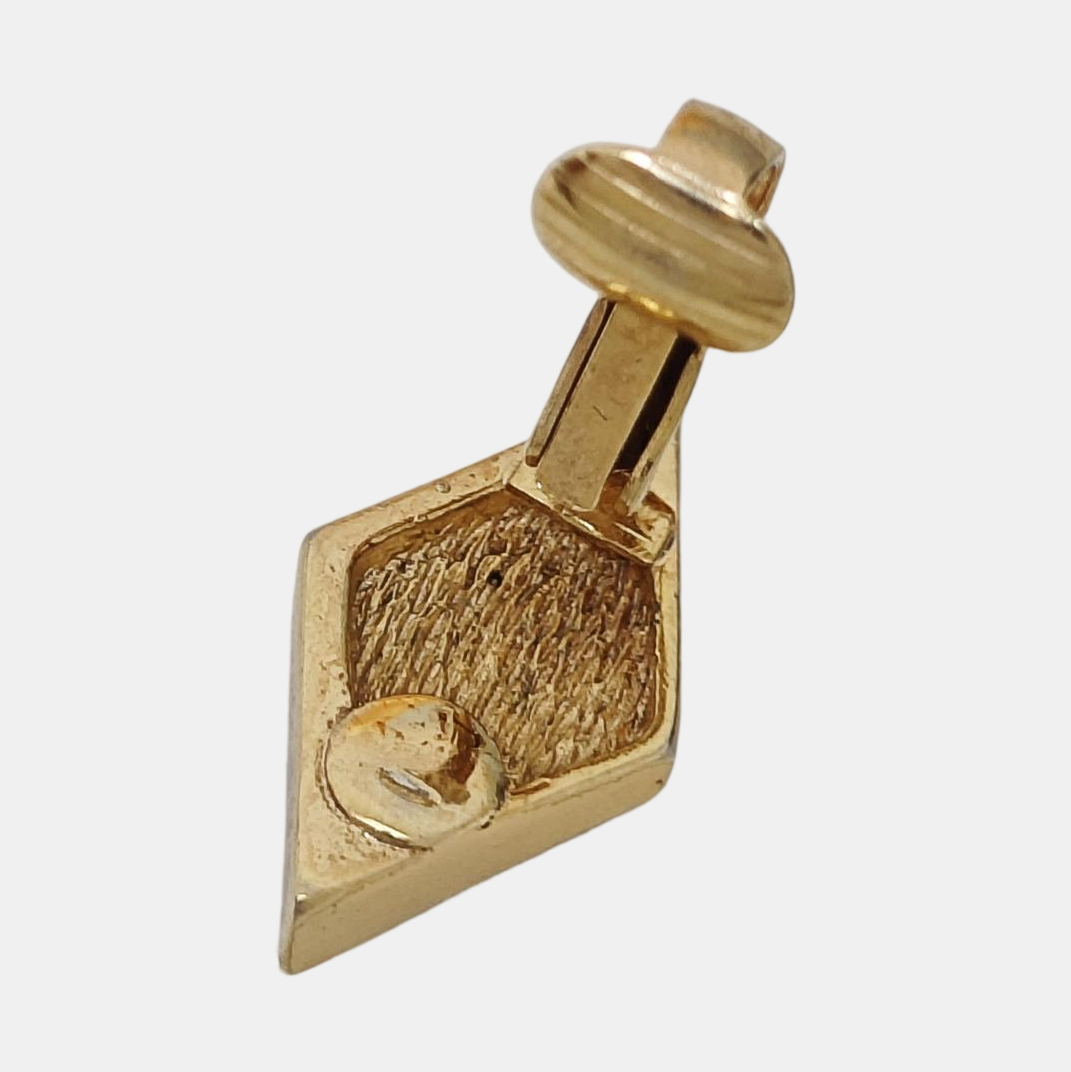 Metal Gold Clip On Earrings