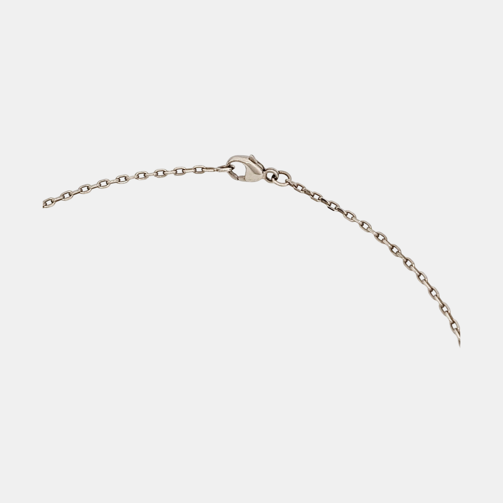 Pop H Metal Silver Necklace