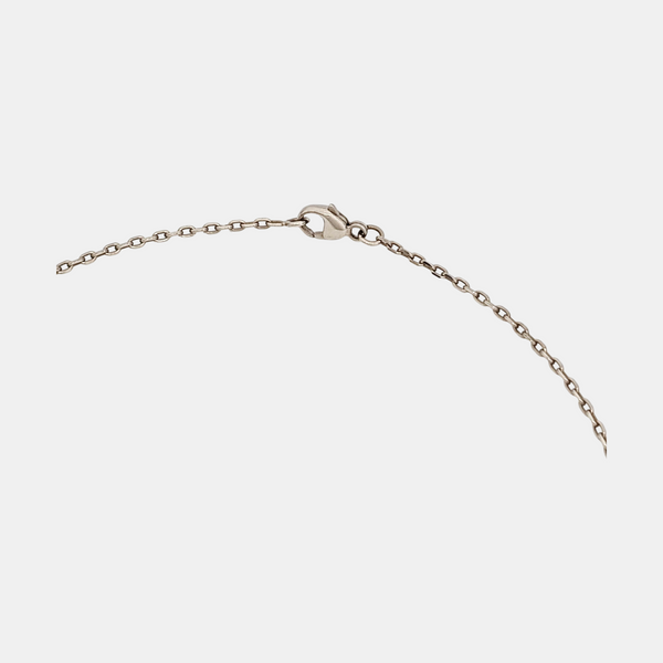 Pop H Metal Silver Necklace