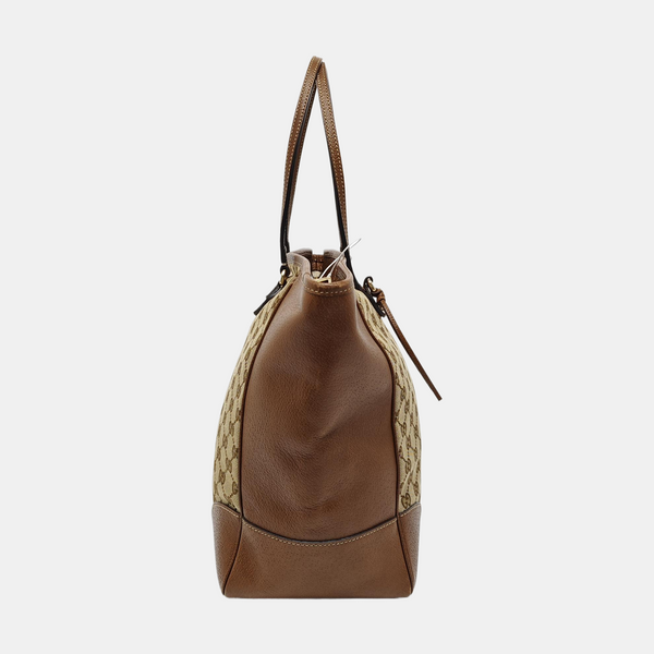 Bree Medium Monogram Canvas Beige