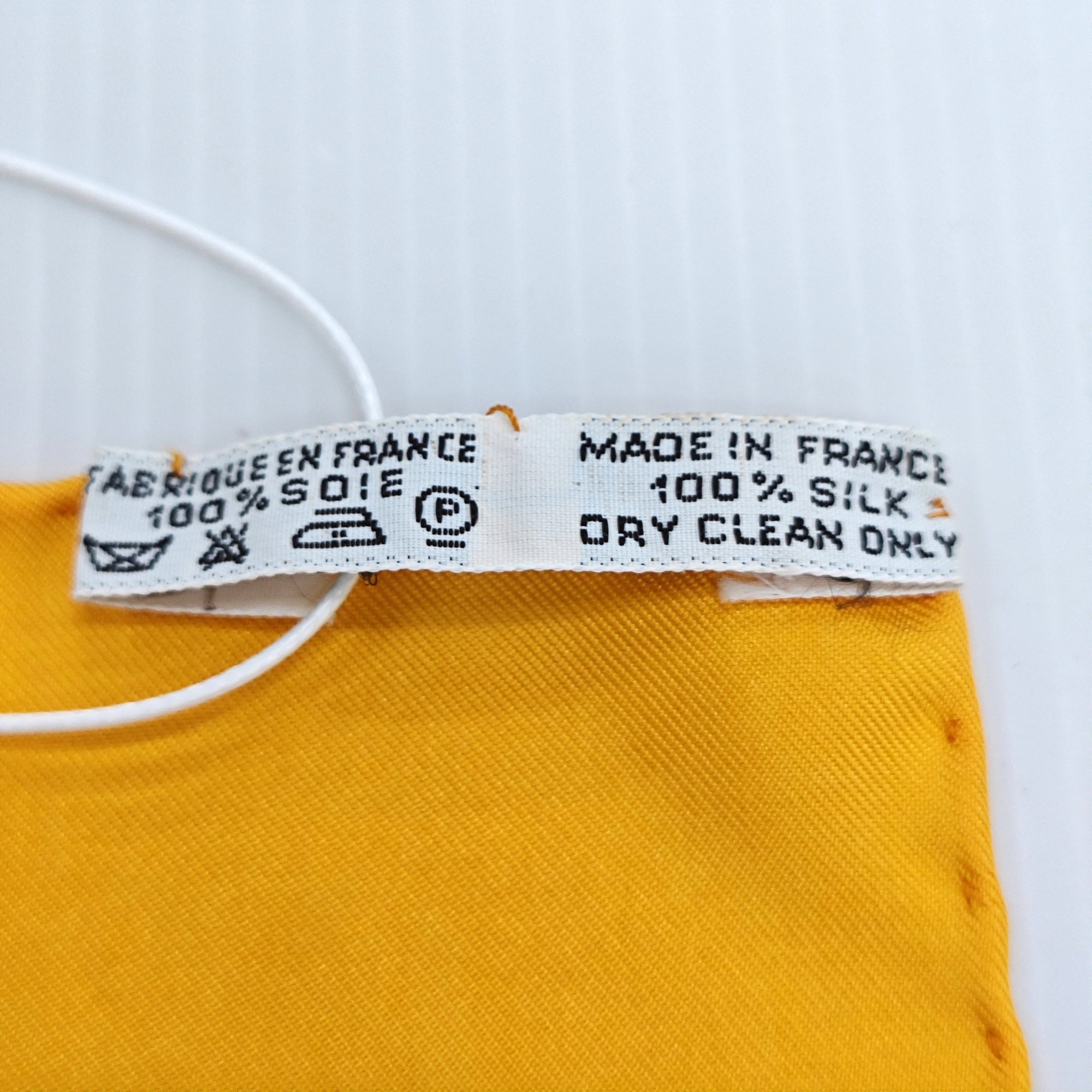 Mulberry Silk Silk Scarf Yellow