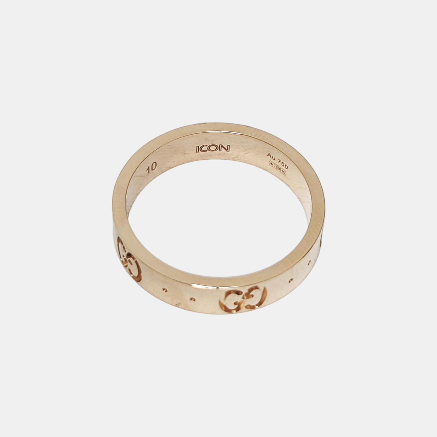 Anillo Icon en oro rosa de 18k HK 10