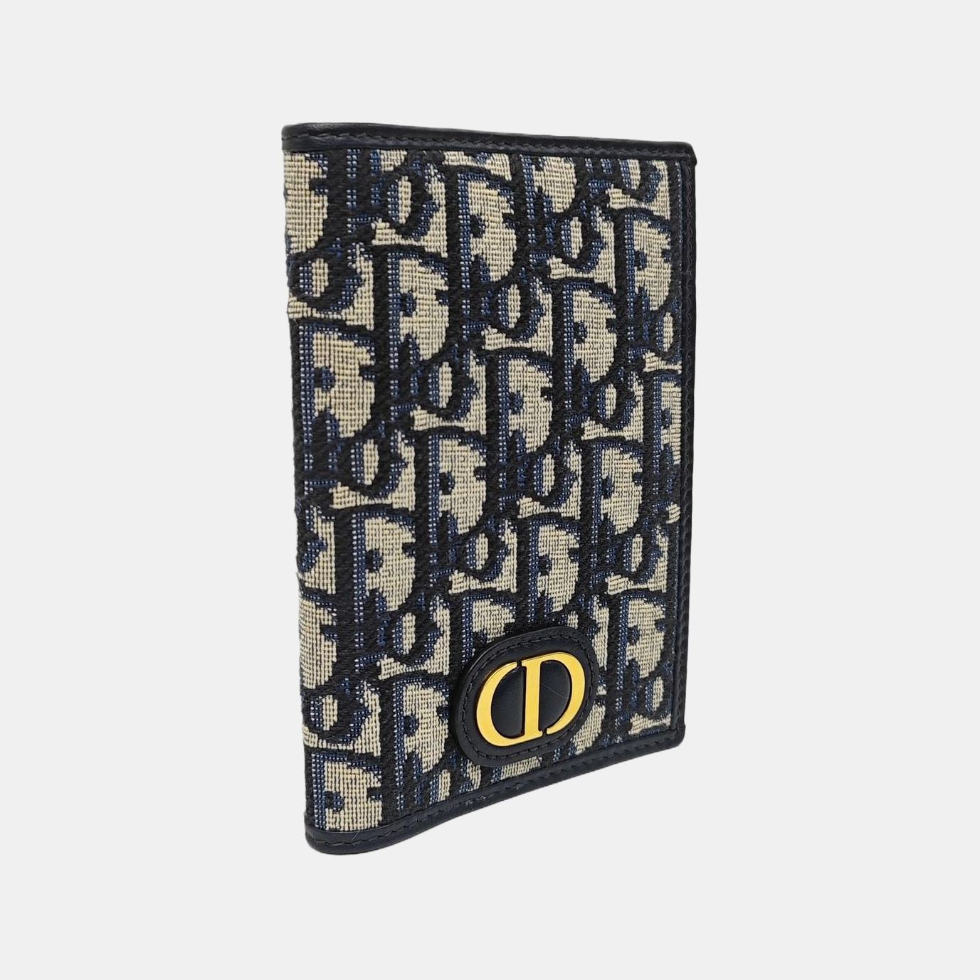 30 Montaigne Canvas Blue Wallet