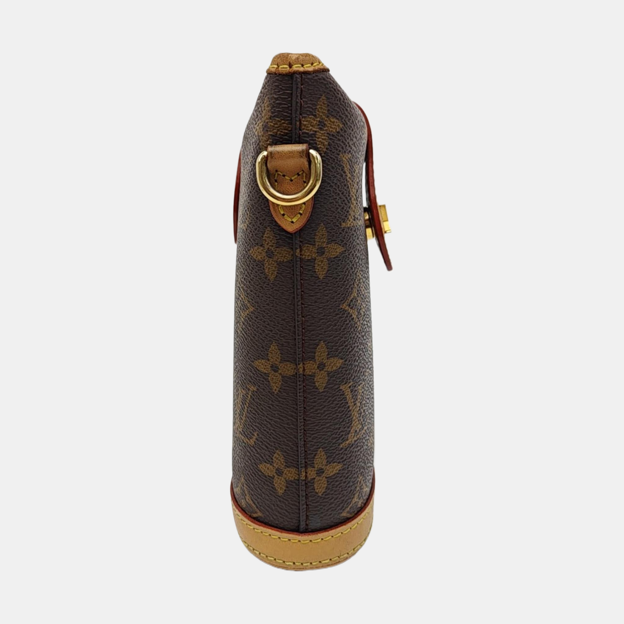 FOLD ME Monogram Coated Canvas Brown