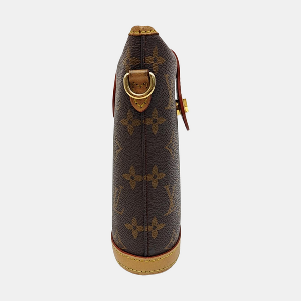 FOLD ME Monogram Coated Canvas Brown