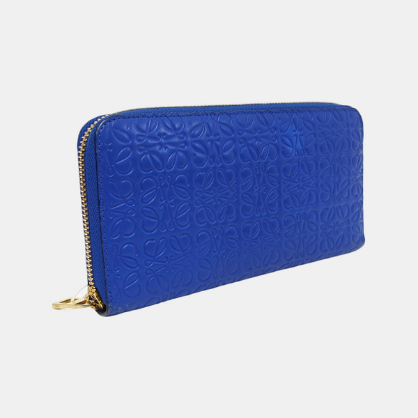 Calfskin Wallet Blue