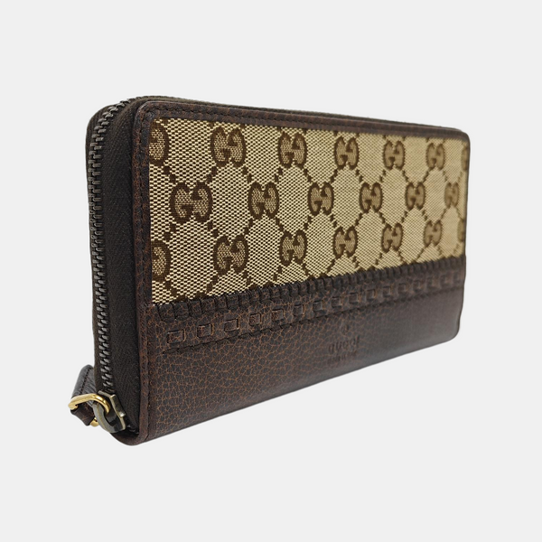 Monogram Canvas Wallet Brown