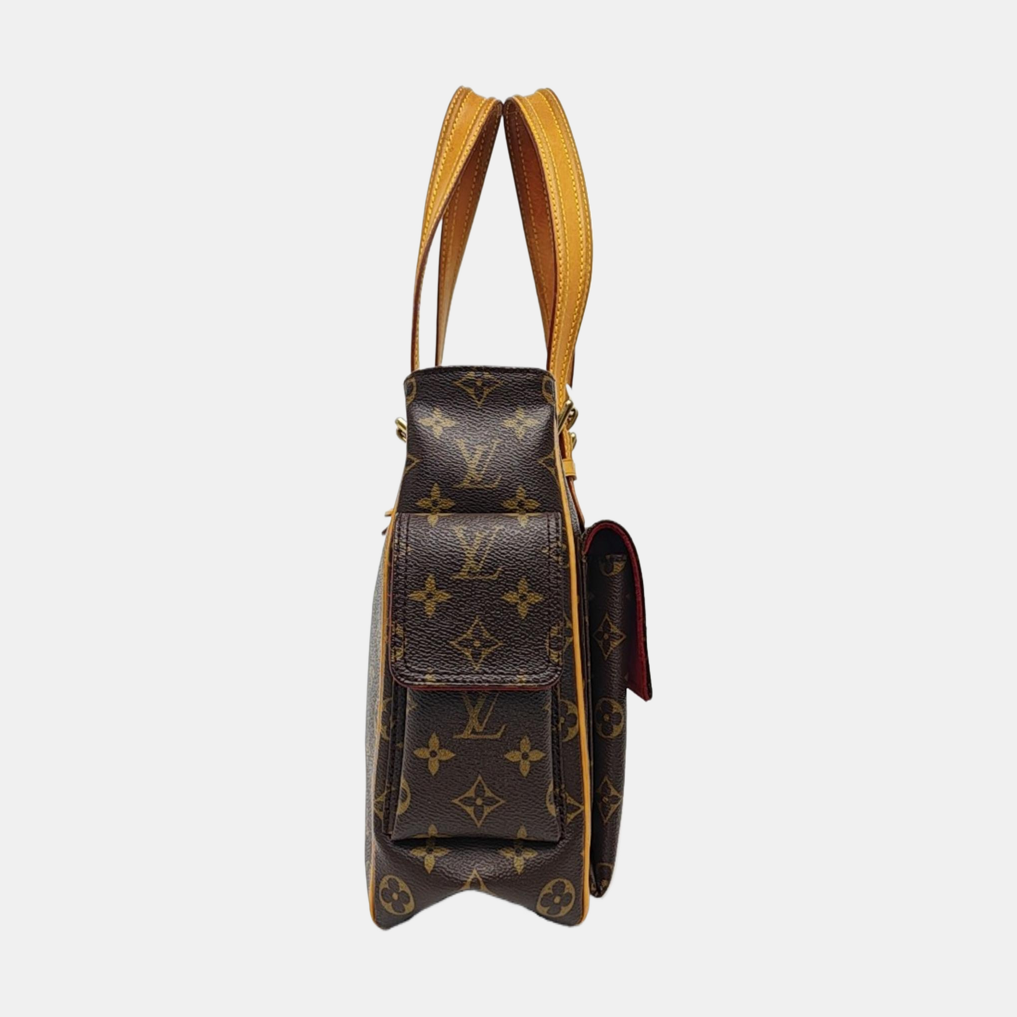 MULTIPLE Monogram Coated Canvas Brown