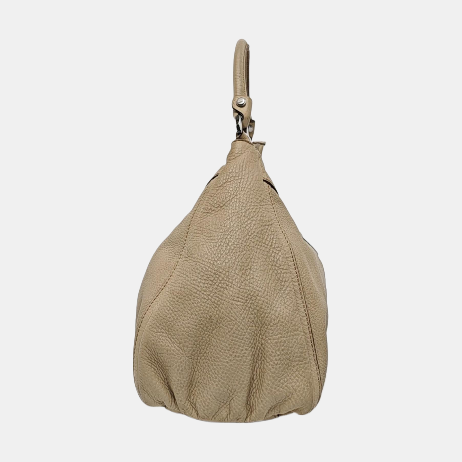 D Gold Monogram Calfskin Beige
