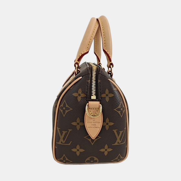 SPEEDY 20 Monogram Coated Canvas Brown