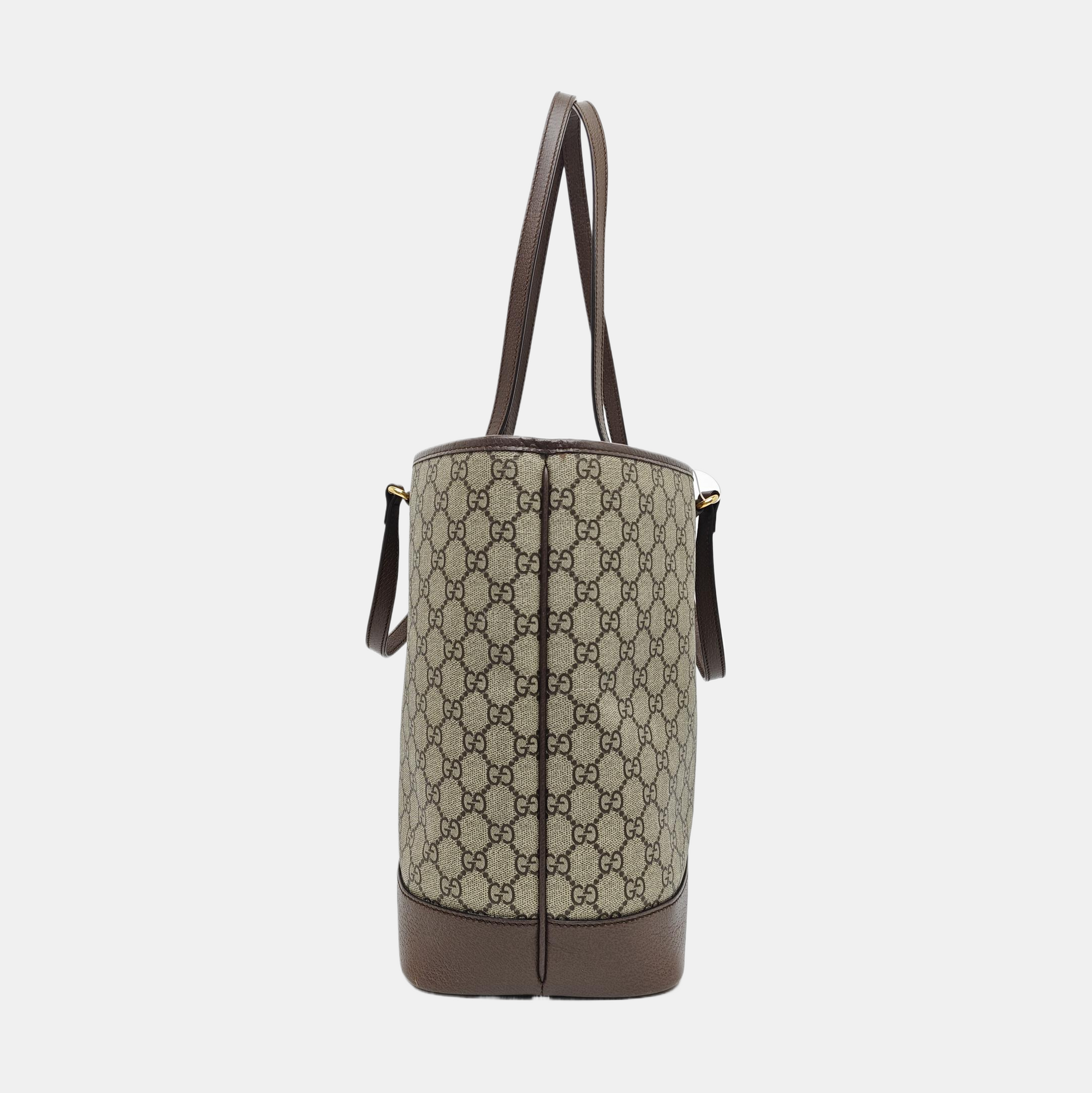 Monogram Coated Canvas Top Handle Bag Beige