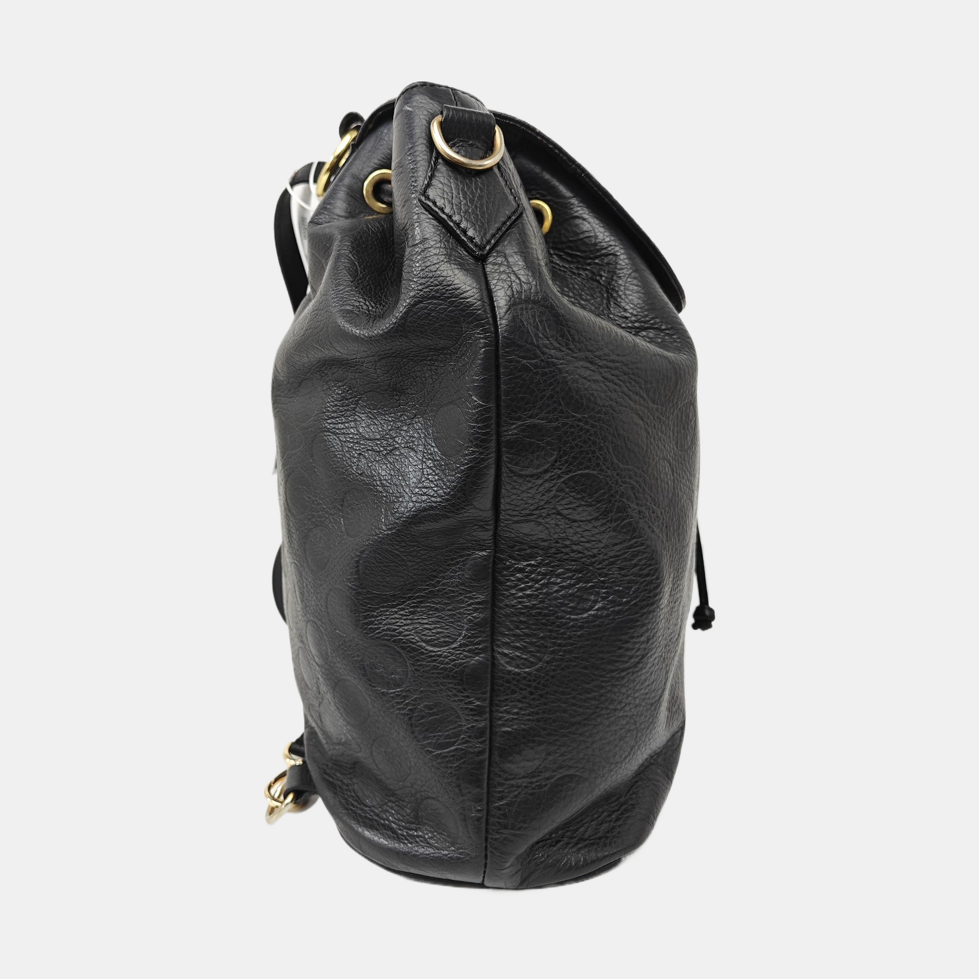 Calfskin Backpack Black
