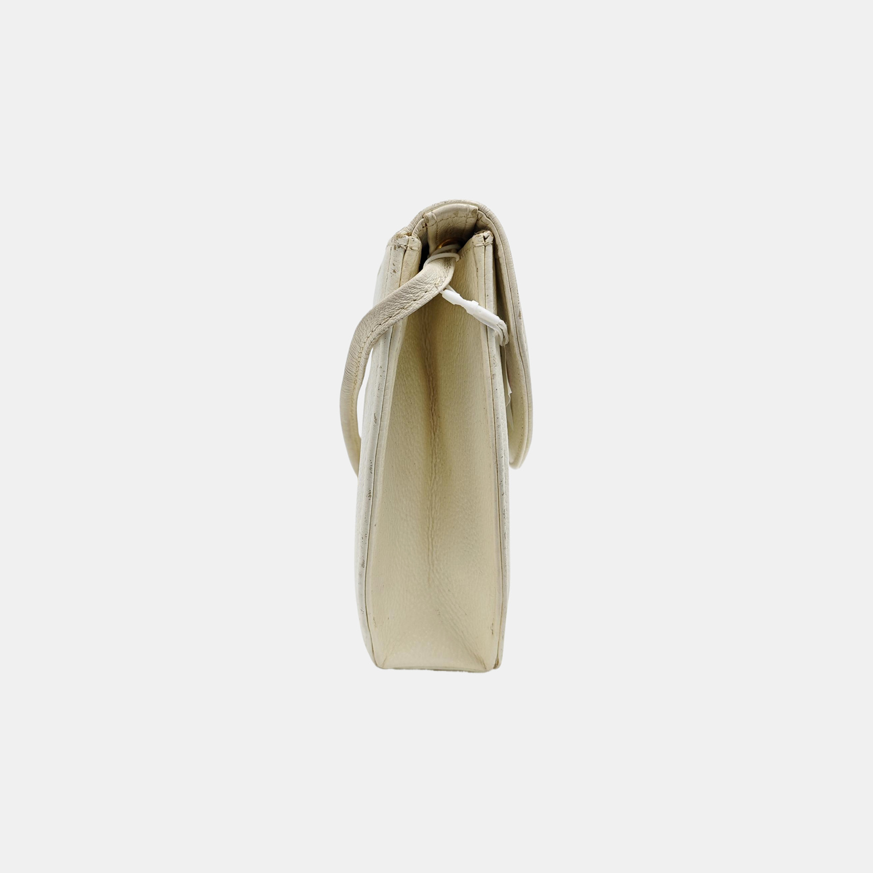 Calfskin Shoulder Bag White