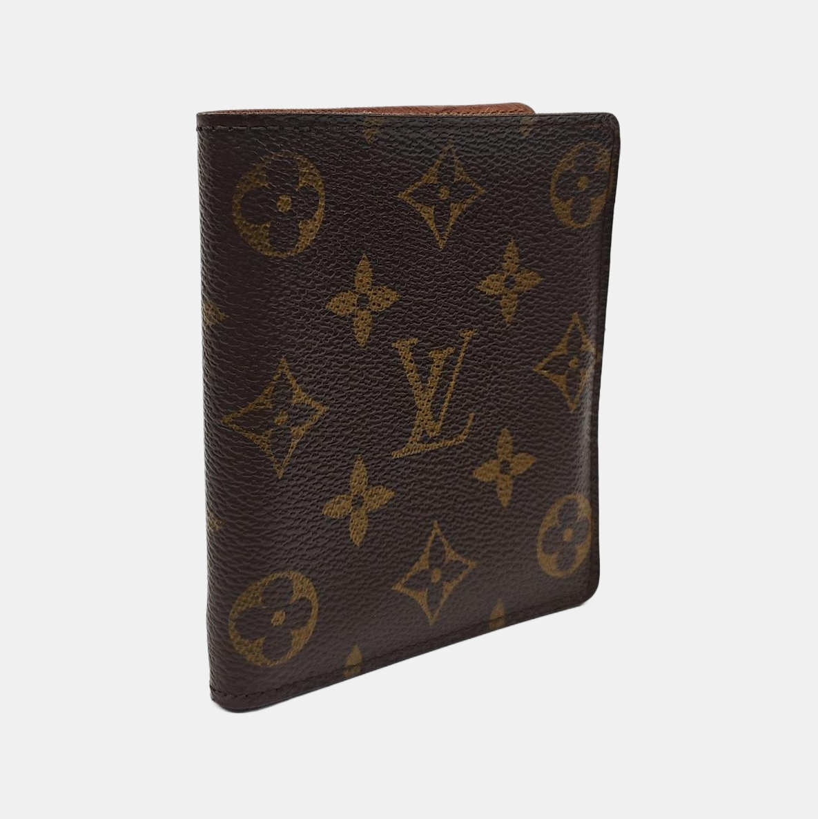Monogram Coated Canvas Wallet Brown