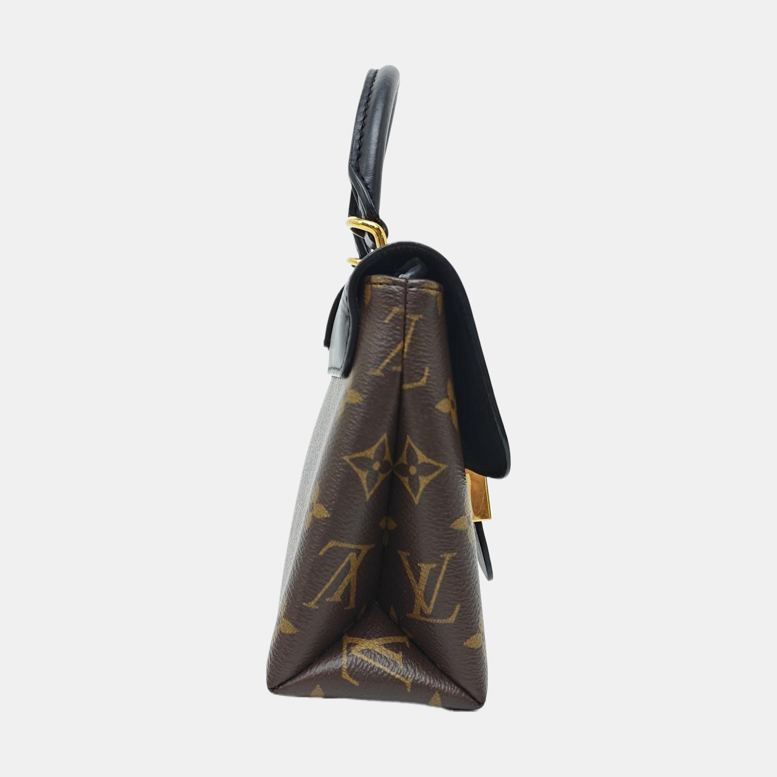 LOCKY BB Monogram Coated Canvas Brown