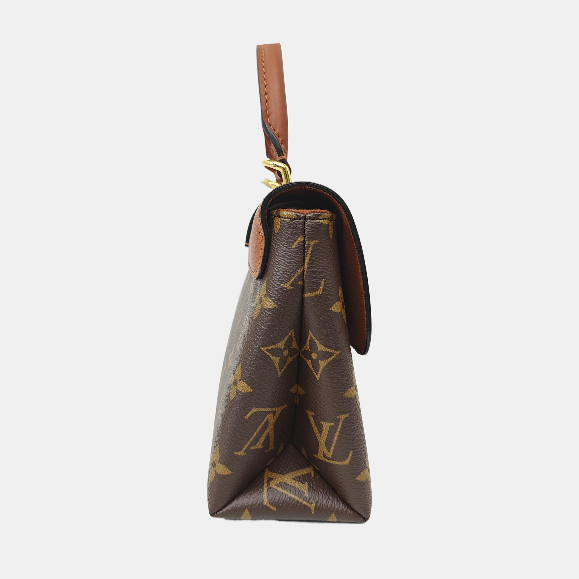 LOCKY BB Monogram Coated Canvas Brown