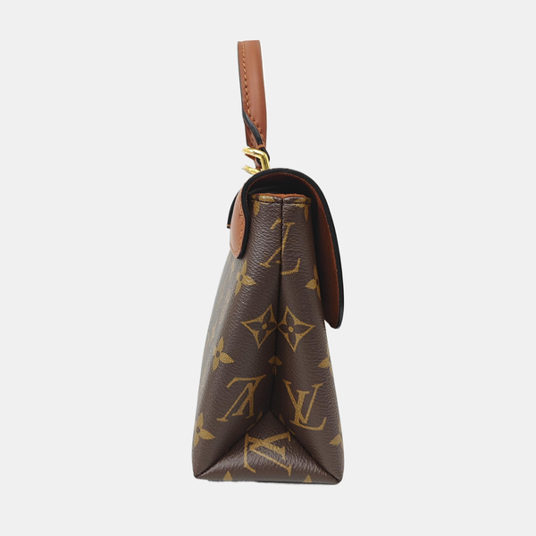 LOCKY BB Monogram Coated Canvas Brown